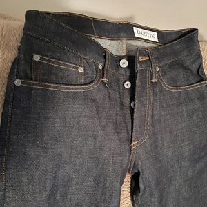 Gustin California Slim Raw denim jeans, never worn